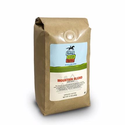 FLYING HORSE FARMS MOUNTAIN BLEND, GROUND, 12 OZ. - Caruso's Coffee, Inc.
