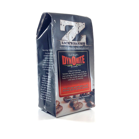 Zack's Brews Dynomite Blend, Ground - Caruso's Coffee, Inc.