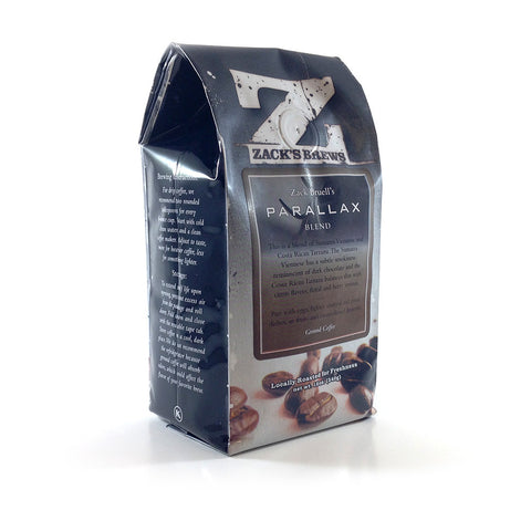 Zack's Brews Parallax Blend, Ground - Caruso's Coffee, Inc.