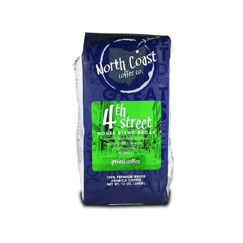 4th Street House Blend Decaf Coffee: 12oz Ground