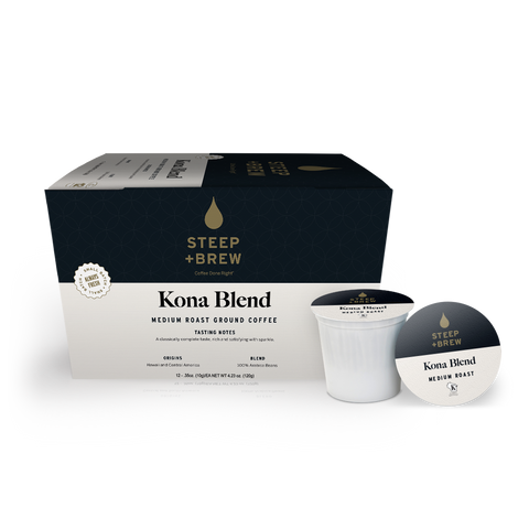 Kona Blend Coffee: Single-Serve